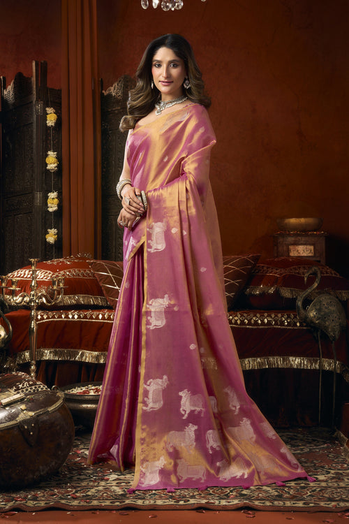 Anokhi Saree - Rose Magenta - Full View