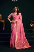 Chaaya Saree - Candy Pink - Front Drape