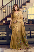 Laavanya Saree - Honey Beige - Full View