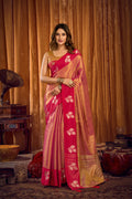 Madhura Saree - Antique Rose - Front Drape