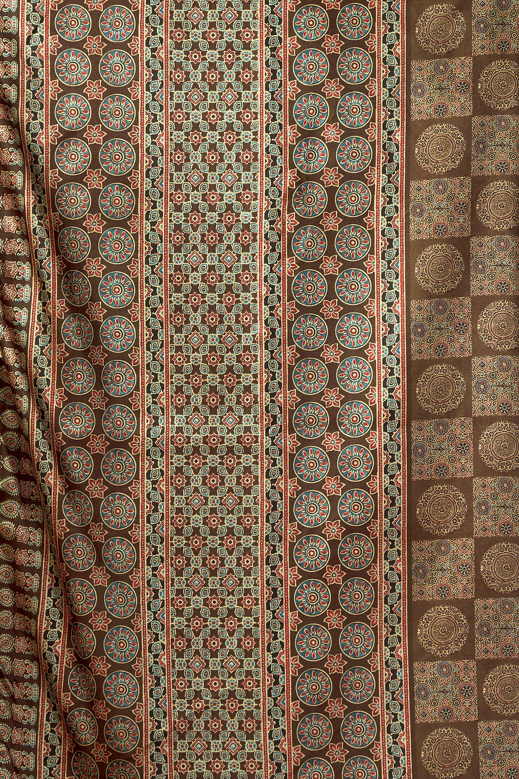 Noorani Saree - Antique Gold - Front Drape