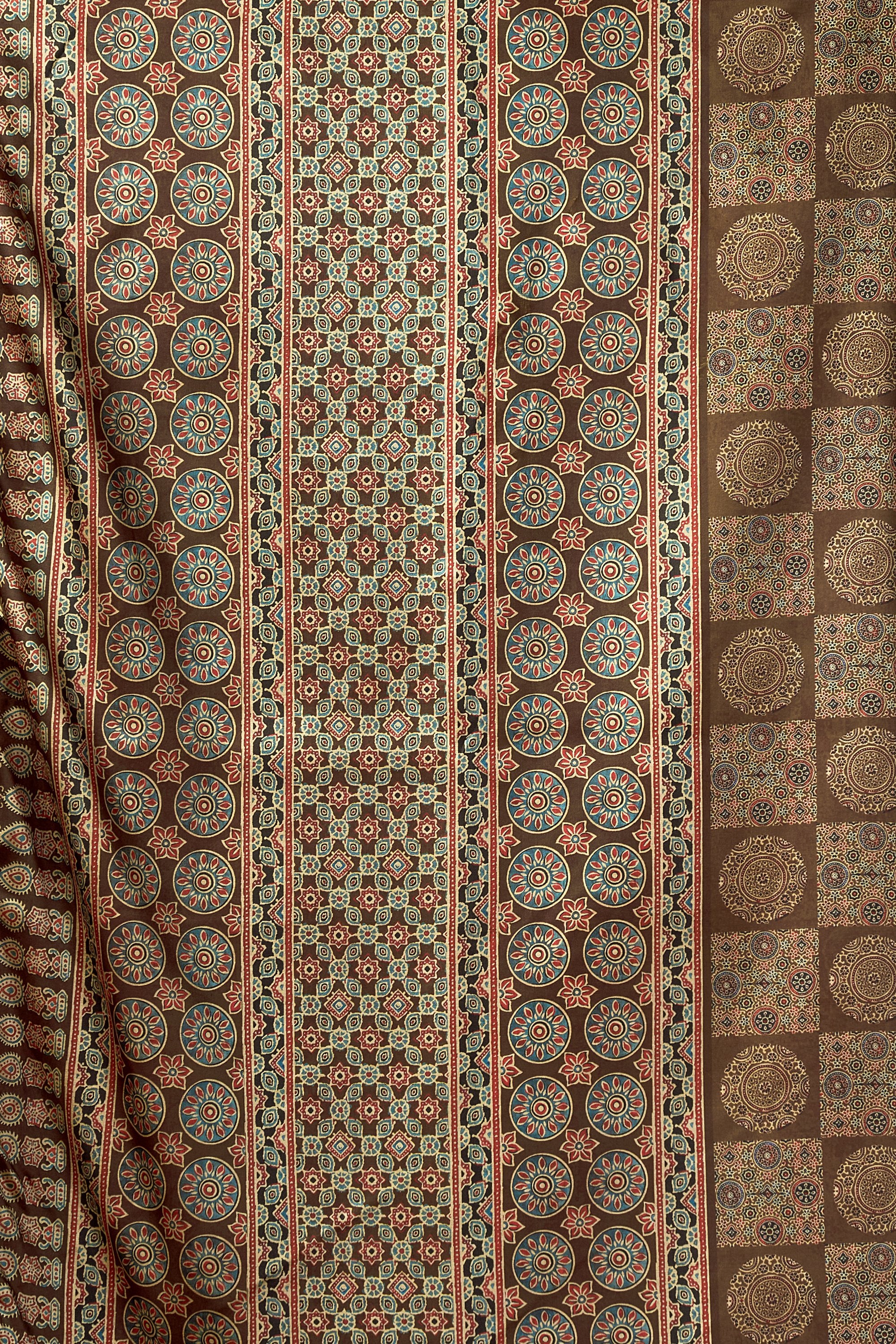 Noorani Saree - Antique Gold - Front Drape