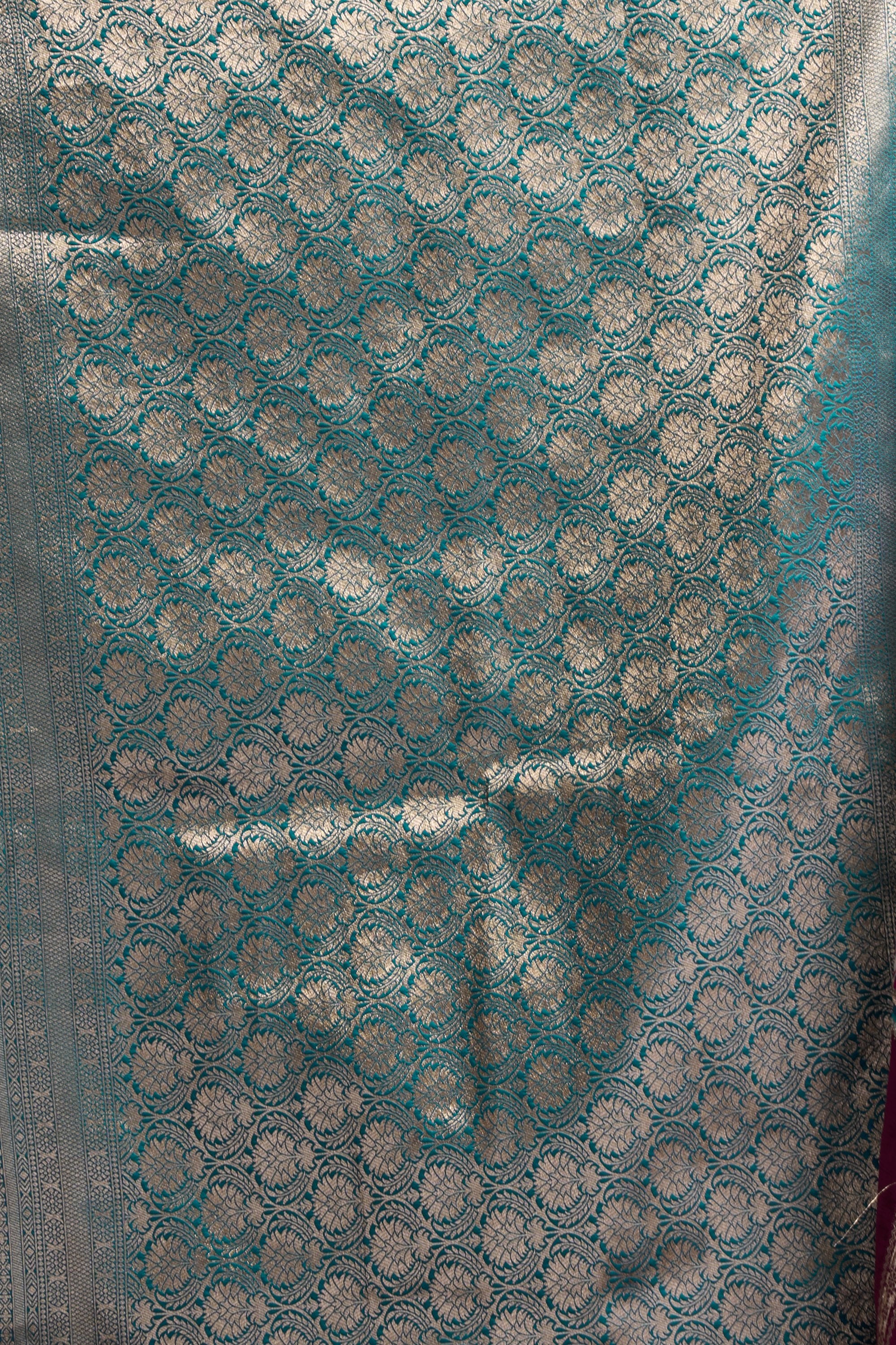 Raagini Saree - Magenta Purple - Front Drape