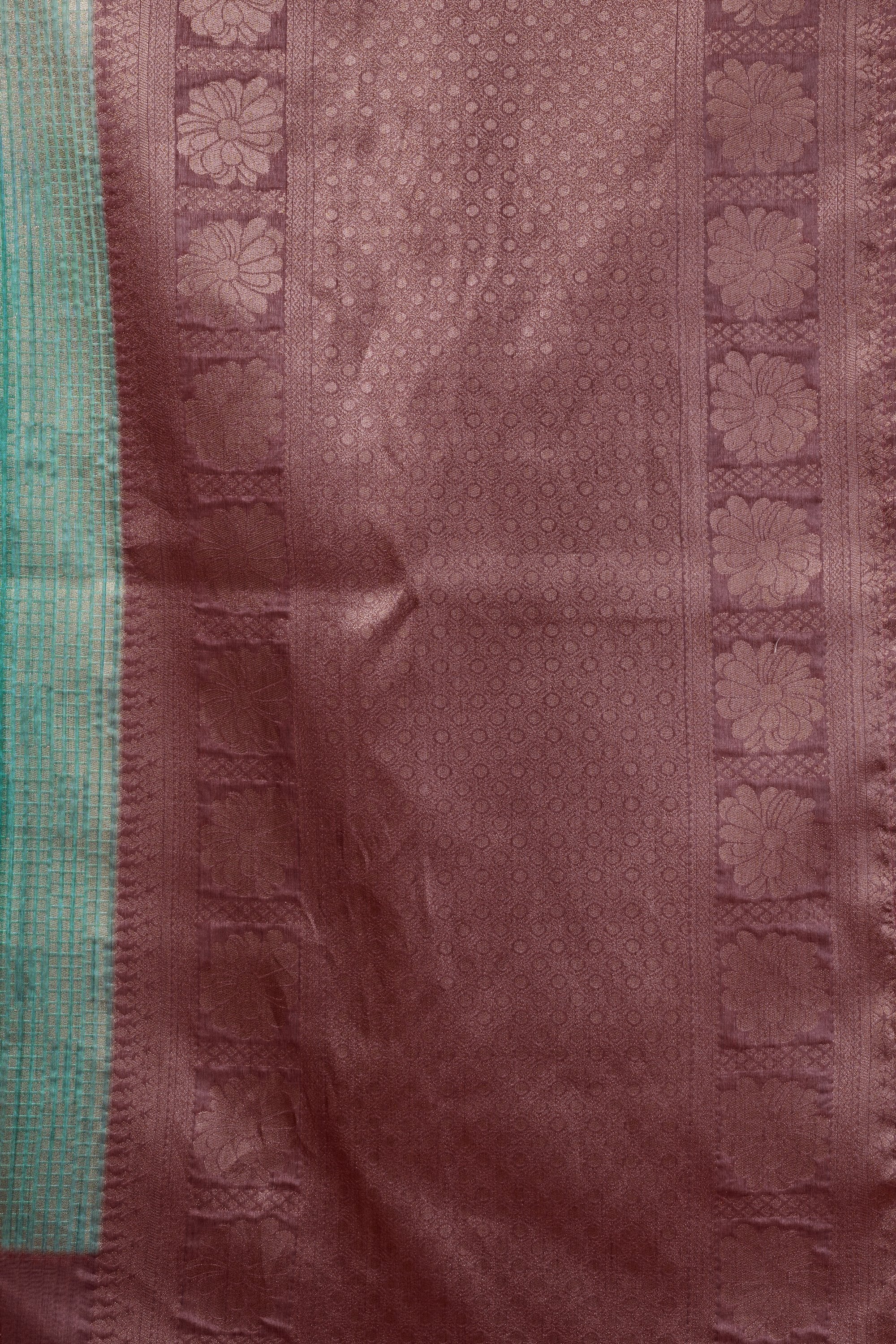 Sitara Saree - Dusty Mauve - Front Drape