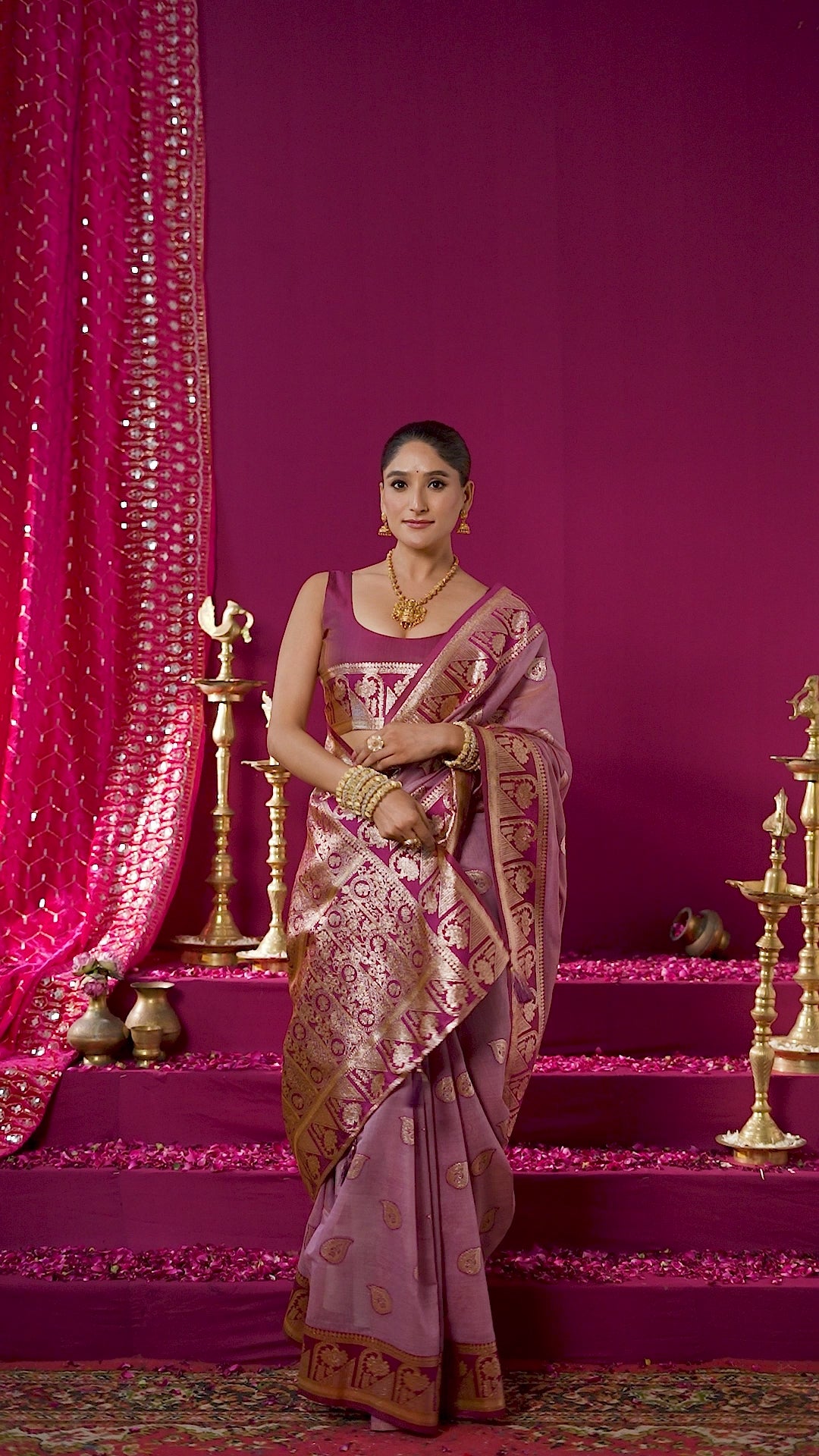 Parinita Saree - Lavender Mist