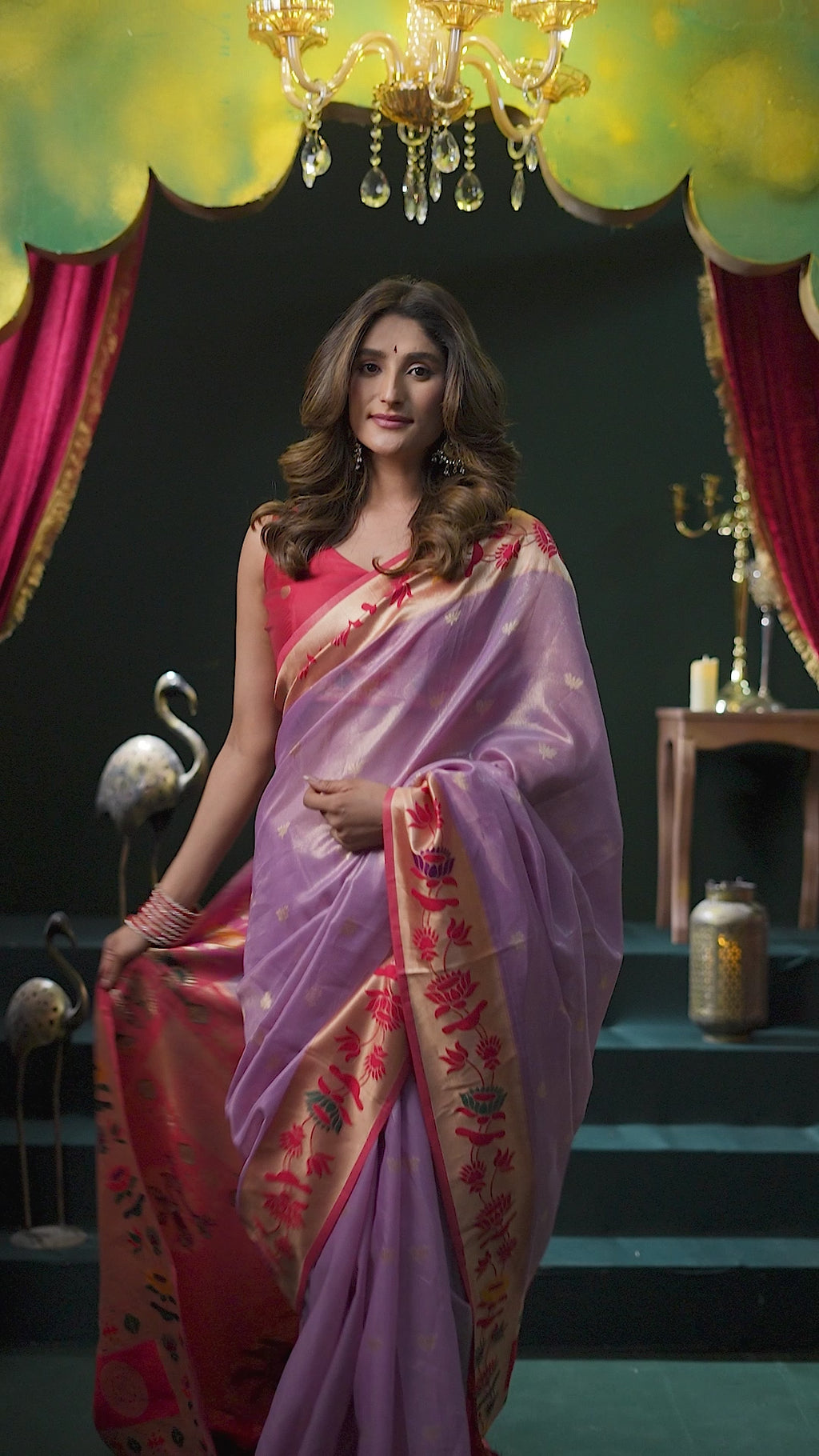 Nazrana Saree - Lavender Mist