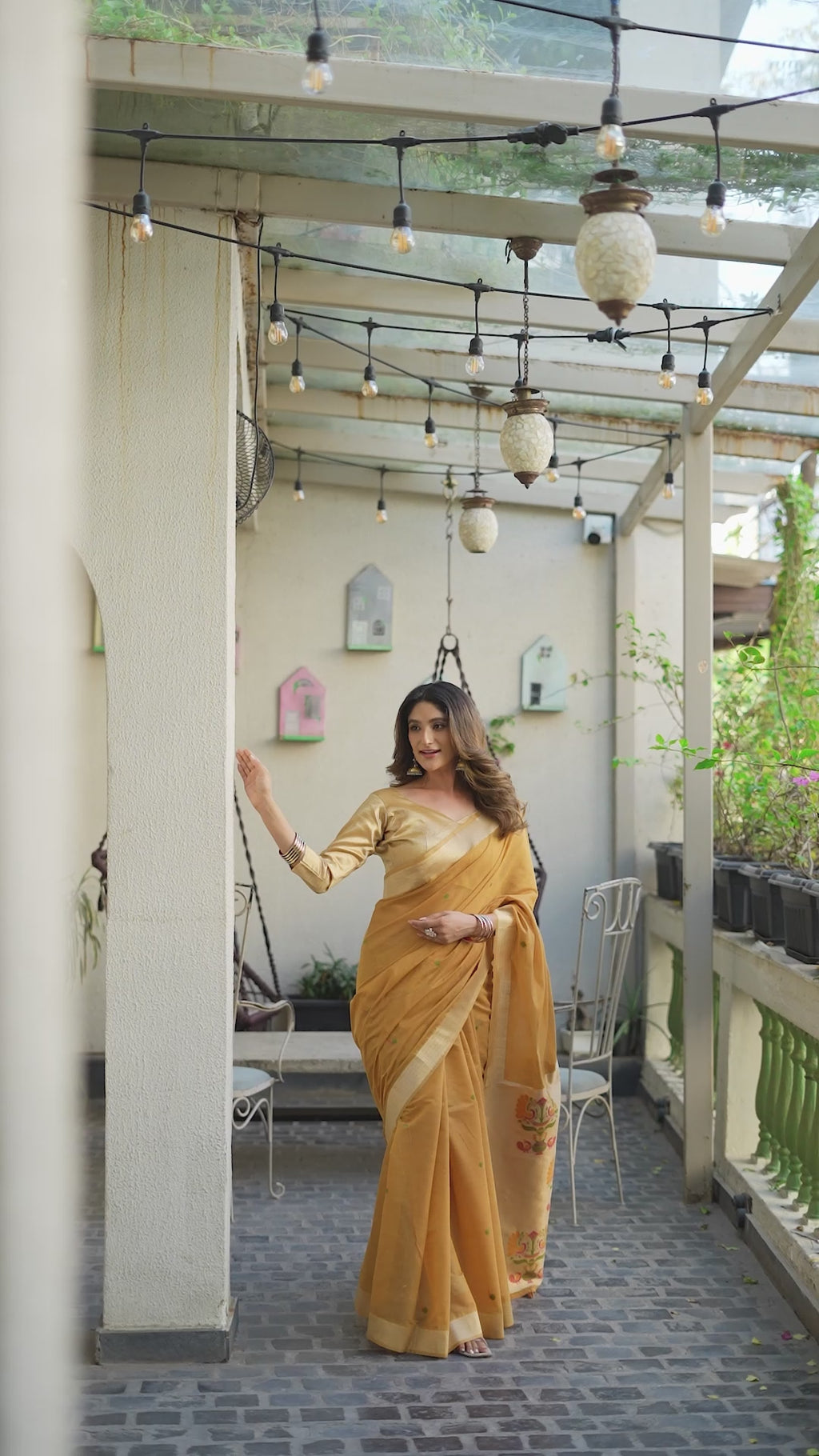 Khushboo Saree - Mustard Yellow