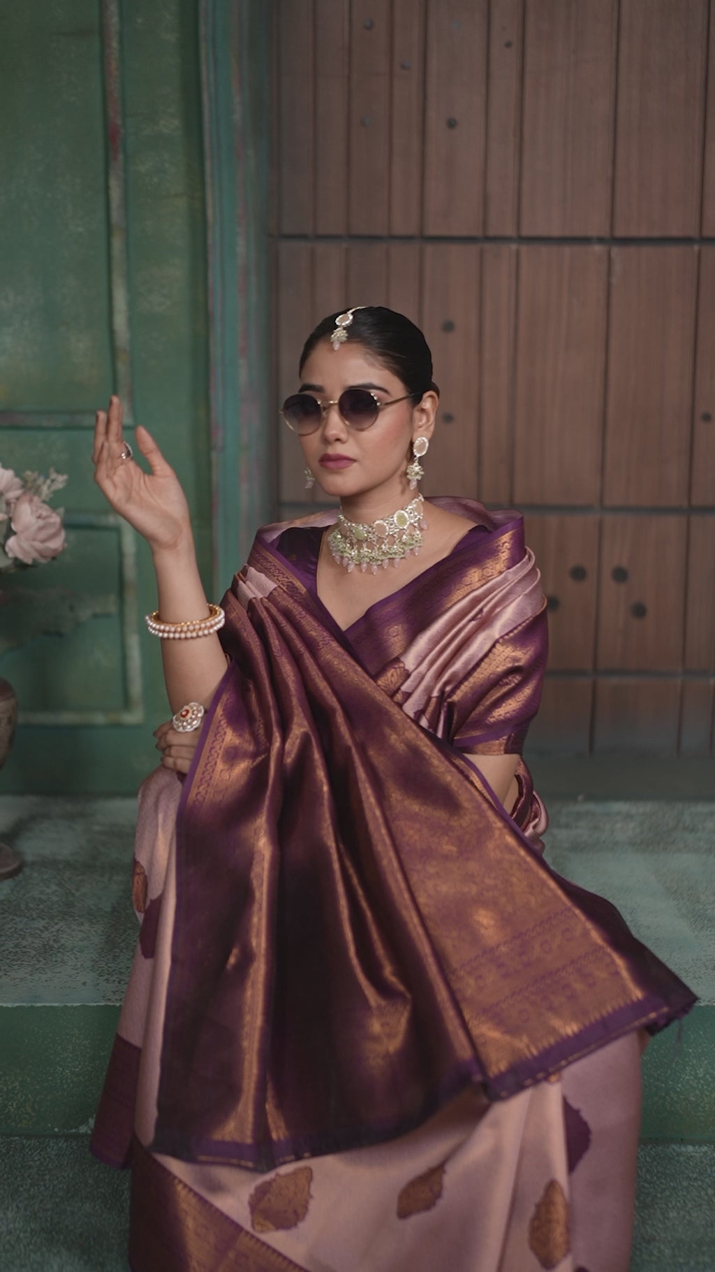 Ananya Saree - Lavender Mist