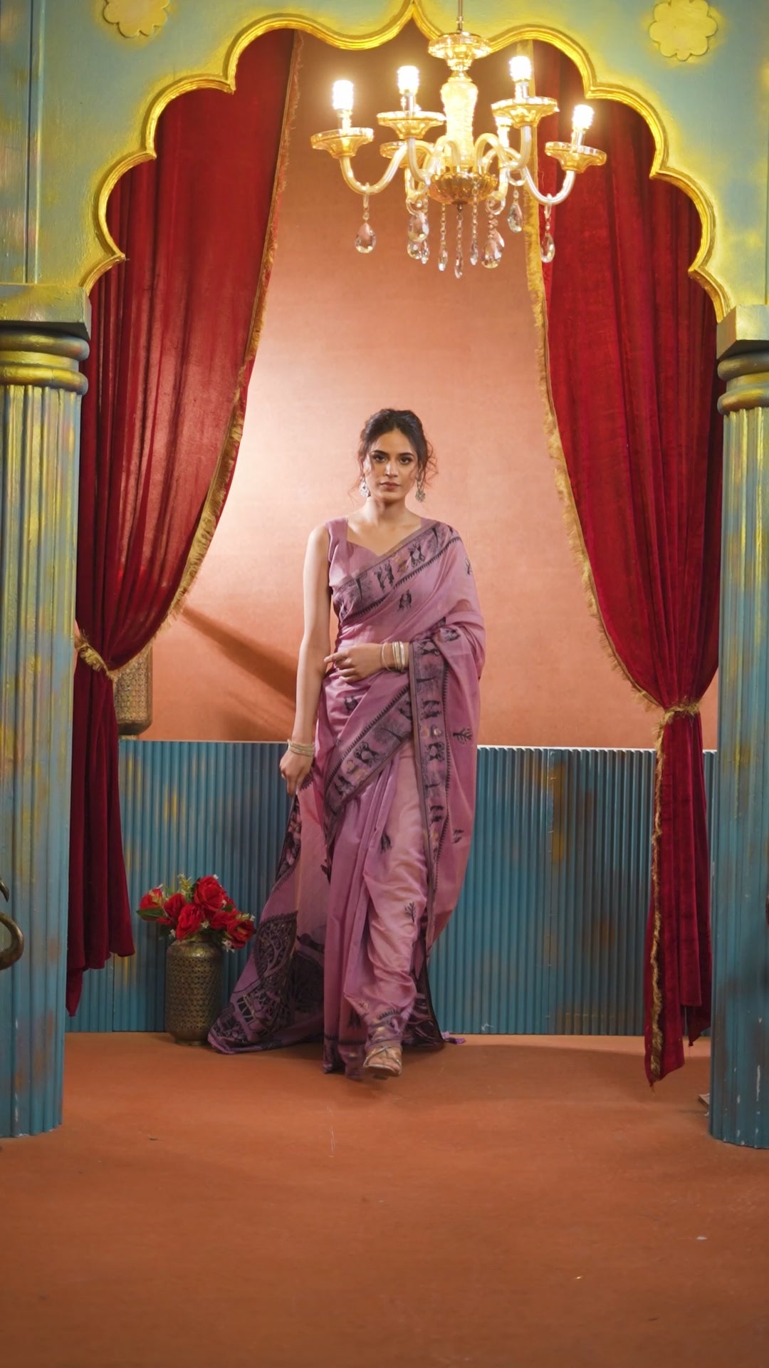 Yamini Saree - Orchid Lilac