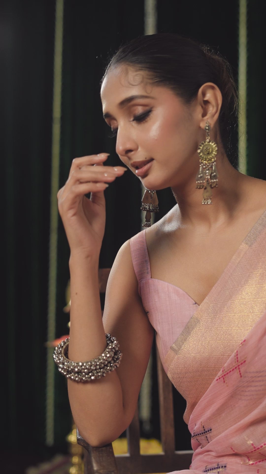 Kiran Saree - Blush Pink