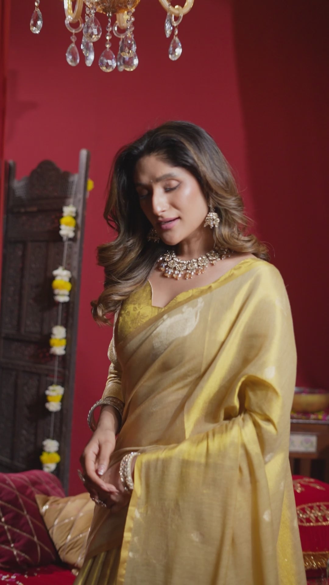 Anokhi Saree - Champagne Gold